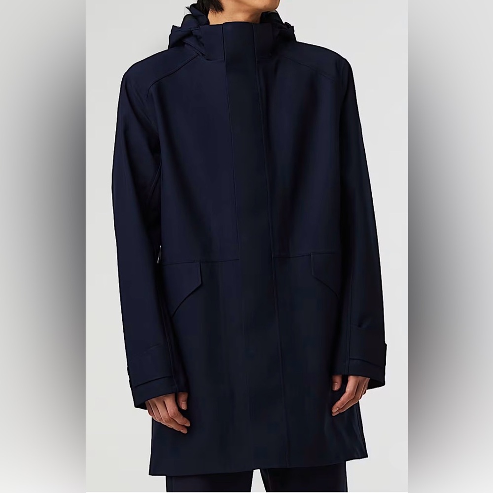 ALPHATAURI by RedBull Men’s Iconic Waterproof Taurobran Parka Navy Coat Jacket
